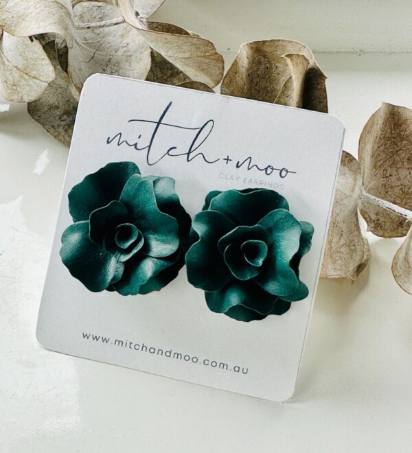 Full Bloom Stud in Serpentine
