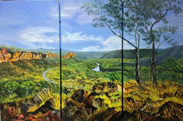 As Far as the Eye Can See (Triptych)