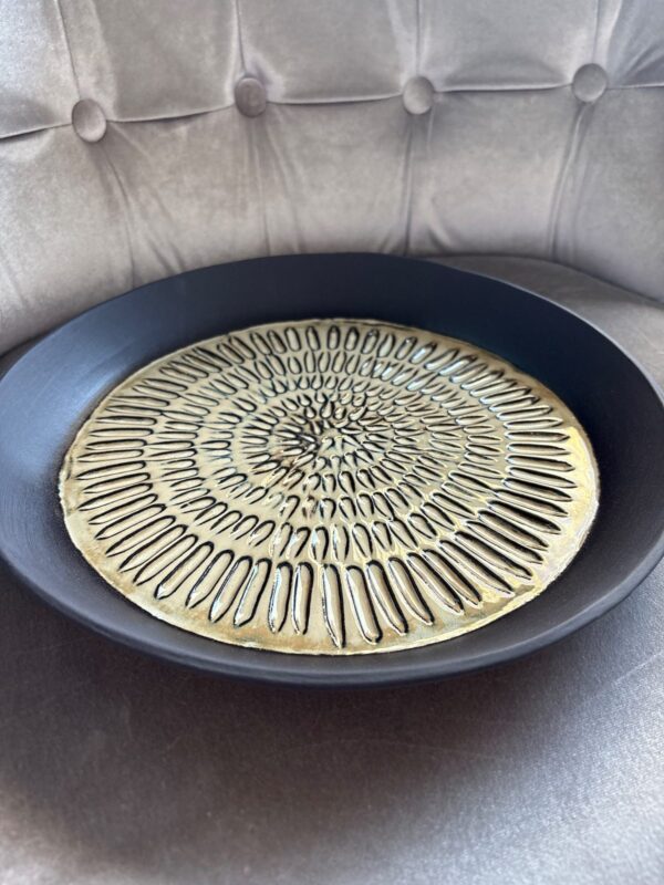 Black Carved Platter