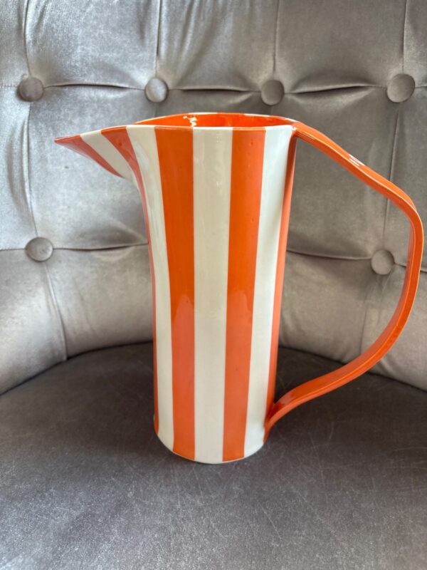 Orange Stripe Vase